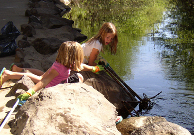 Creek Clean up 1