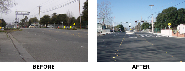 Measure M work on Hearn Ave.