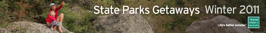 State Parks Getaways Winter 2011 header