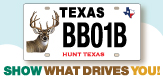 Deer License Plate Spotlight