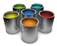 paint cans